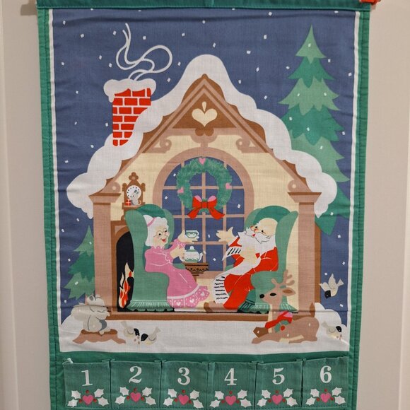 Avon Holiday Advent Calendar with Green and Red Accents - Picture 4 of 11